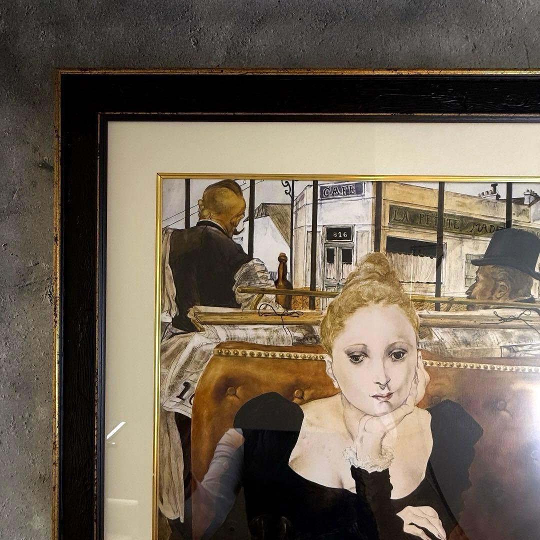 カフェにて 没後50年 藤田嗣治展 東京都美術館 レオナール・フジタ