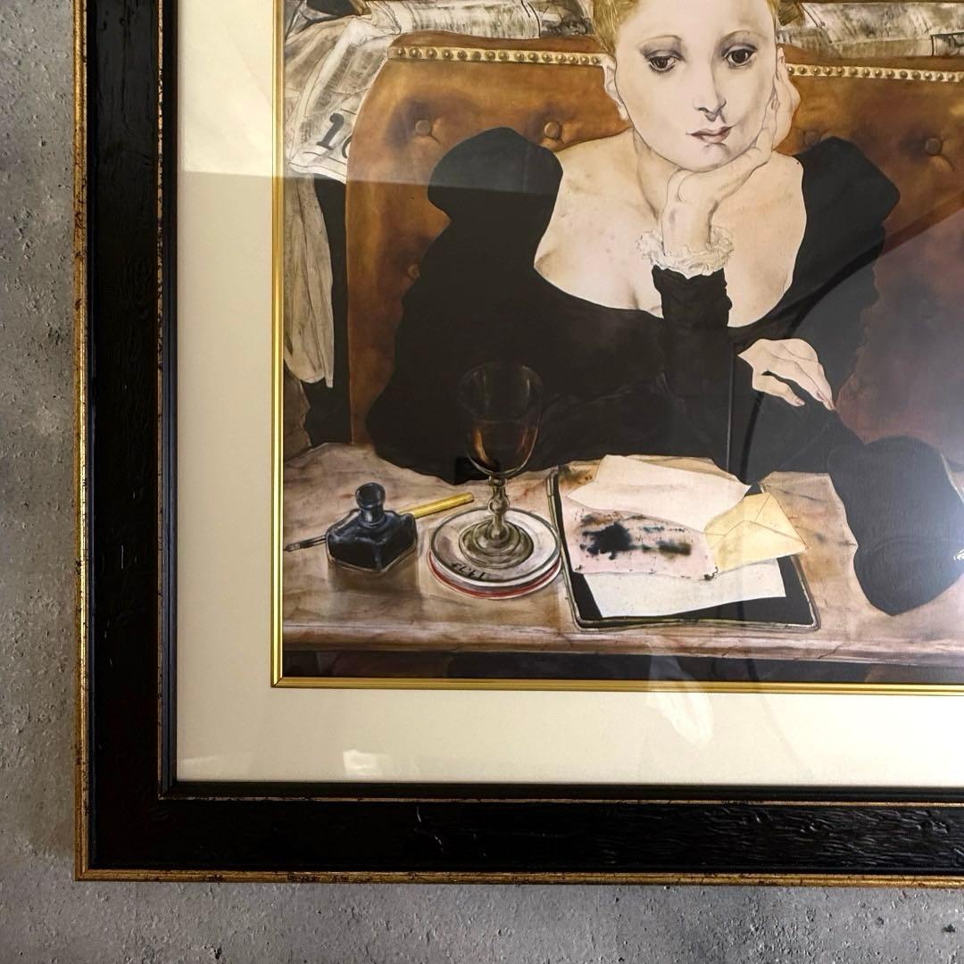 カフェにて 没後50年 藤田嗣治展 東京都美術館 レオナール・フジタ