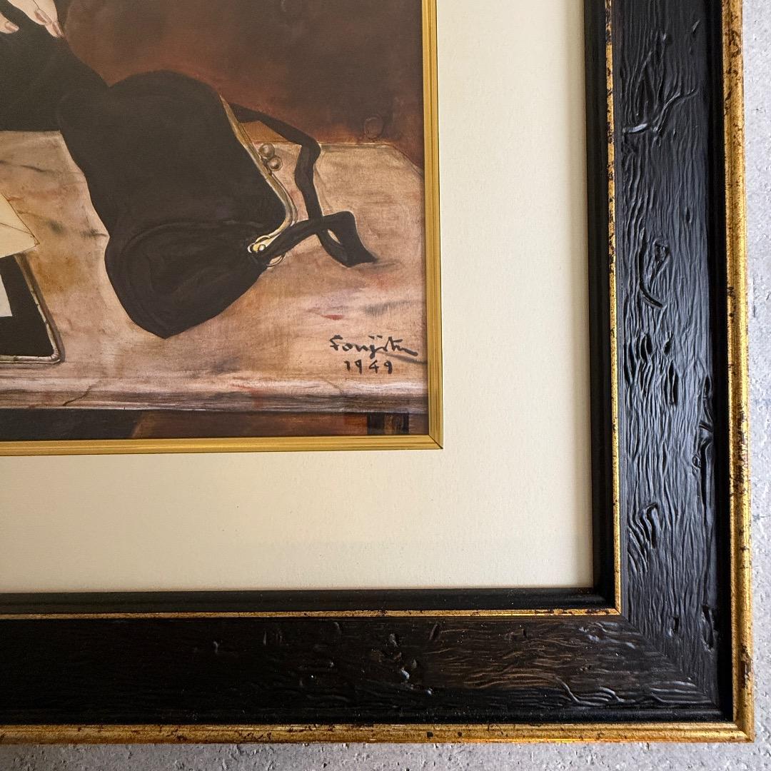 カフェにて 没後50年 藤田嗣治展 東京都美術館 レオナール・フジタ