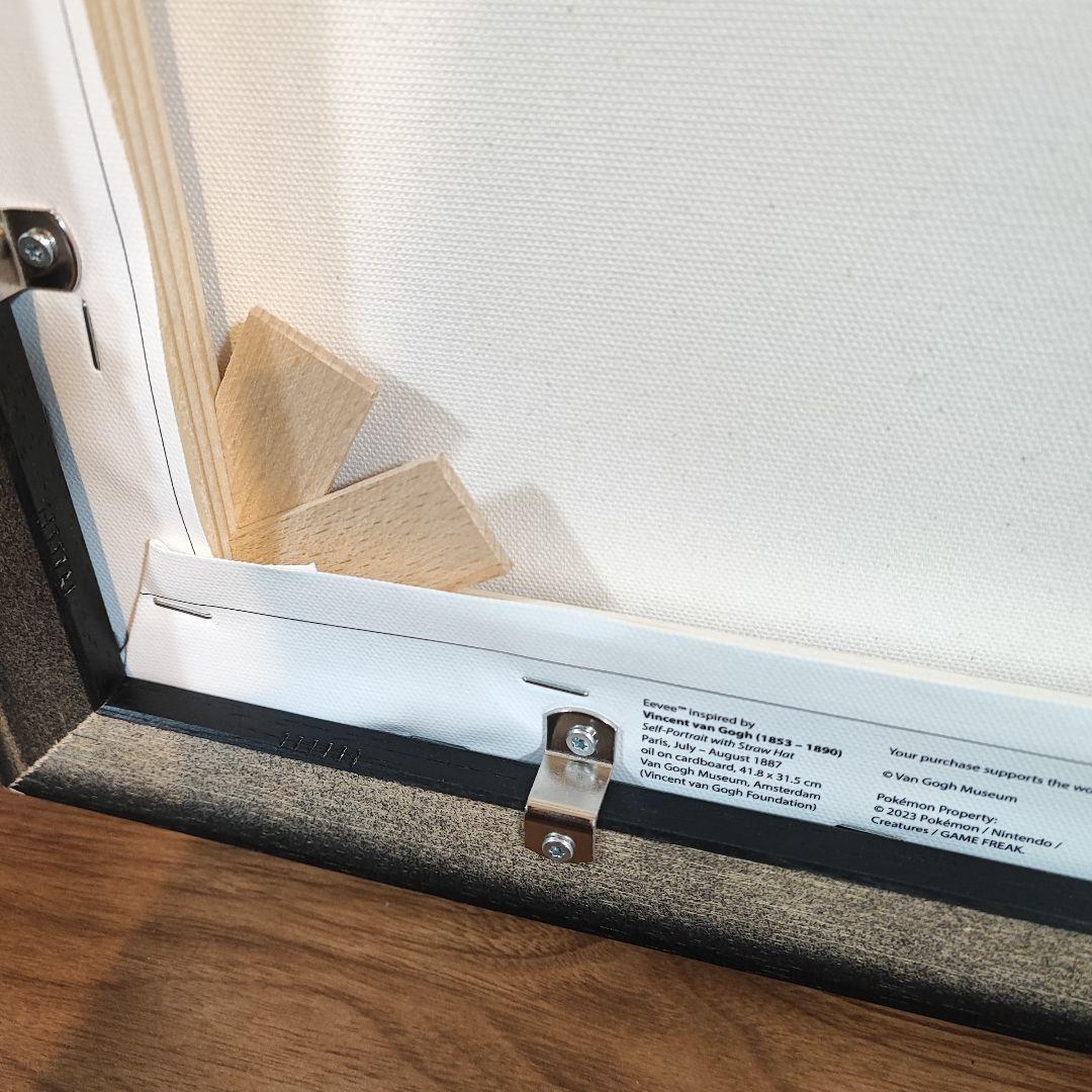 ゴッホ美術館 ゴッホイーブイ キャンバスアート 額縁付