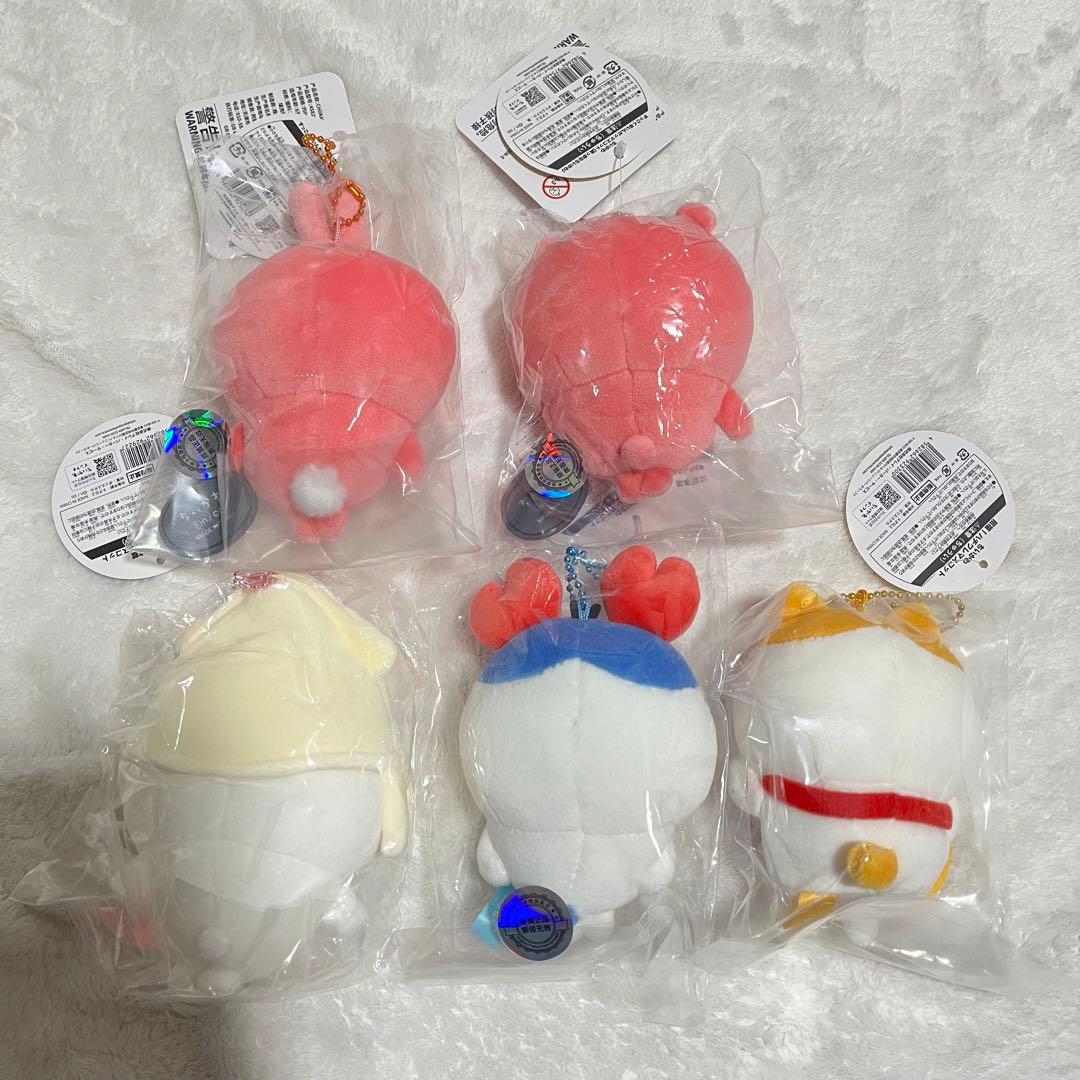 ちいかわ 招福！ハチワレマスコット　すっごく辛いんだッマスコット　5点セット