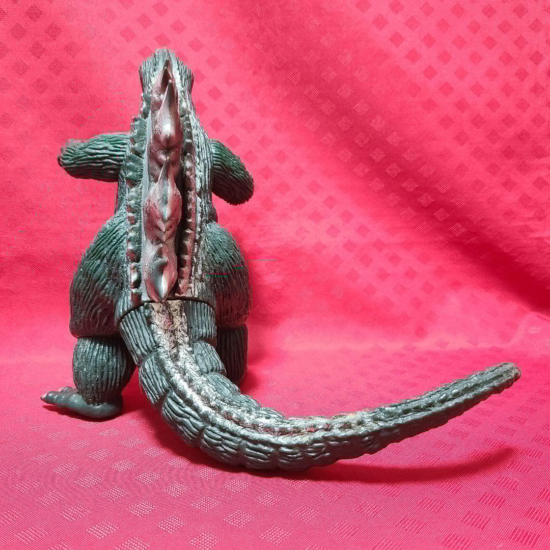 【ジャンク】 バンダイ ゴジラ1962 キンゴジ ソフビ 1983年製 日本製