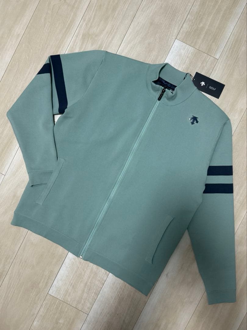 丸大豆さん専用　デサントゴルフ フルジップジャケット ミントグリーン　サイズM