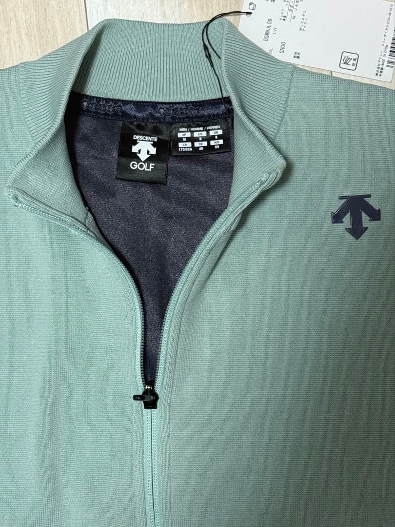 丸大豆さん専用　デサントゴルフ フルジップジャケット ミントグリーン　サイズM