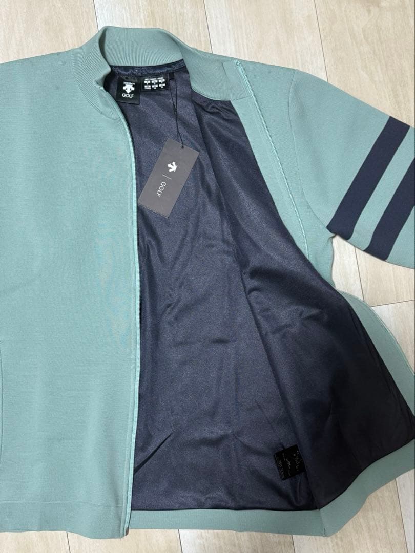 丸大豆さん専用　デサントゴルフ フルジップジャケット ミントグリーン　サイズM