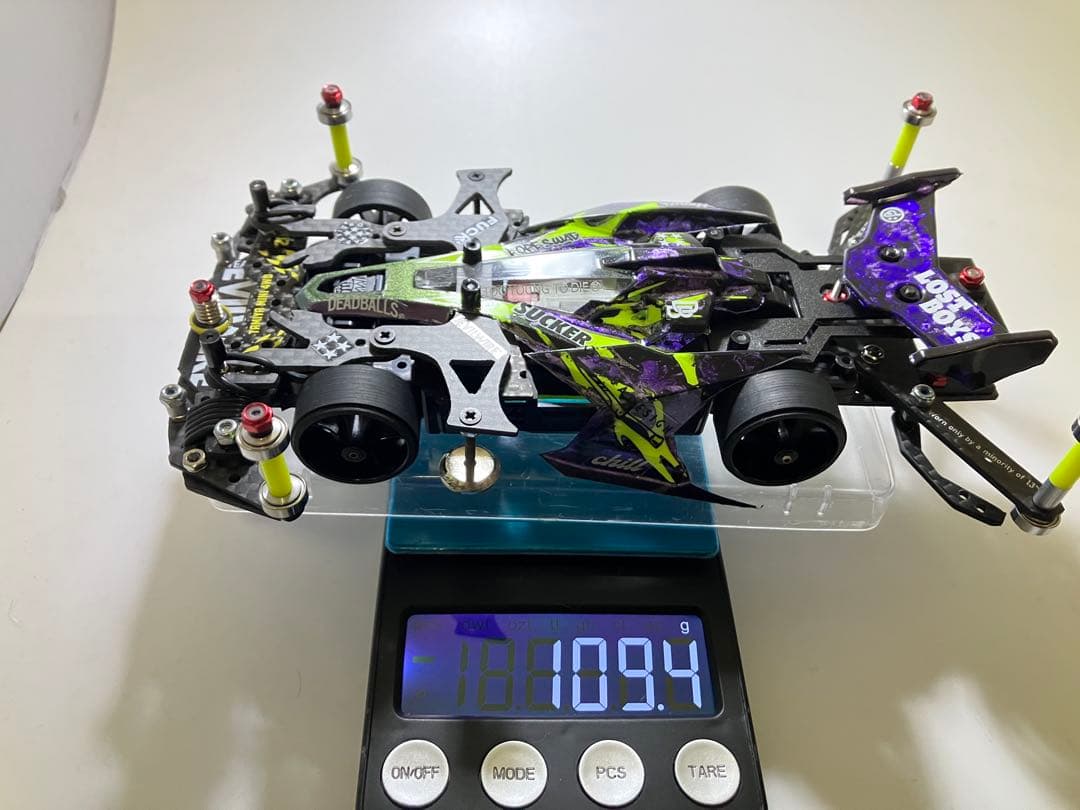 ミニ四駆　完成品　MSフレキ　アバンテMk.Ⅲ アズール