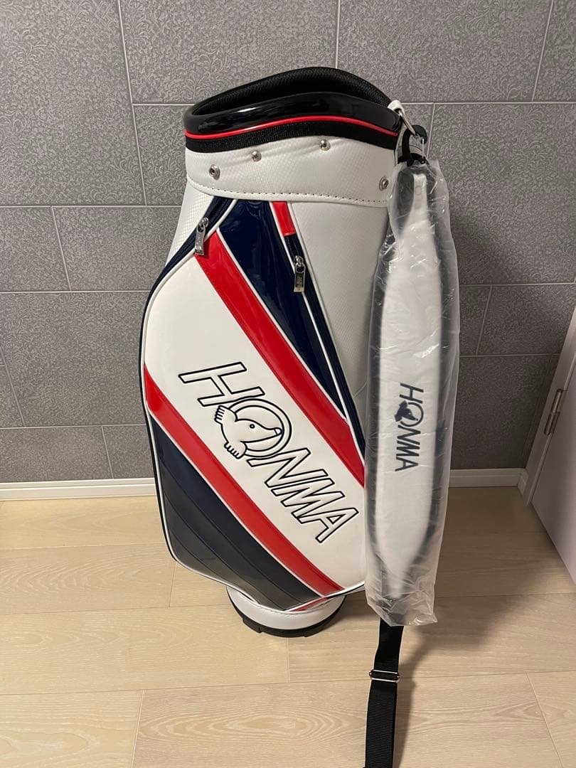 アーツさん専用）HONMA キャディバッグ ホワイト/ネイビー/レッド