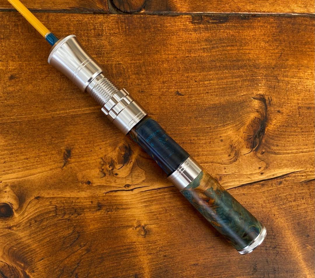 トラウトロッド　スピニング　502UL ウッドグリップ スタビライズドウッド