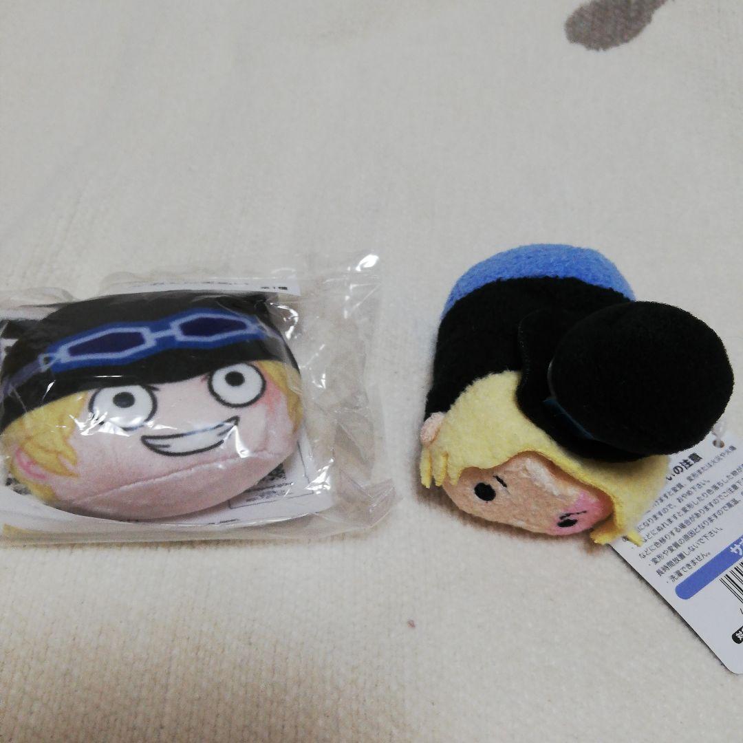 ワンピース　サボ　トンガリ　缶バッジ　ぬい　おてだま　タワー