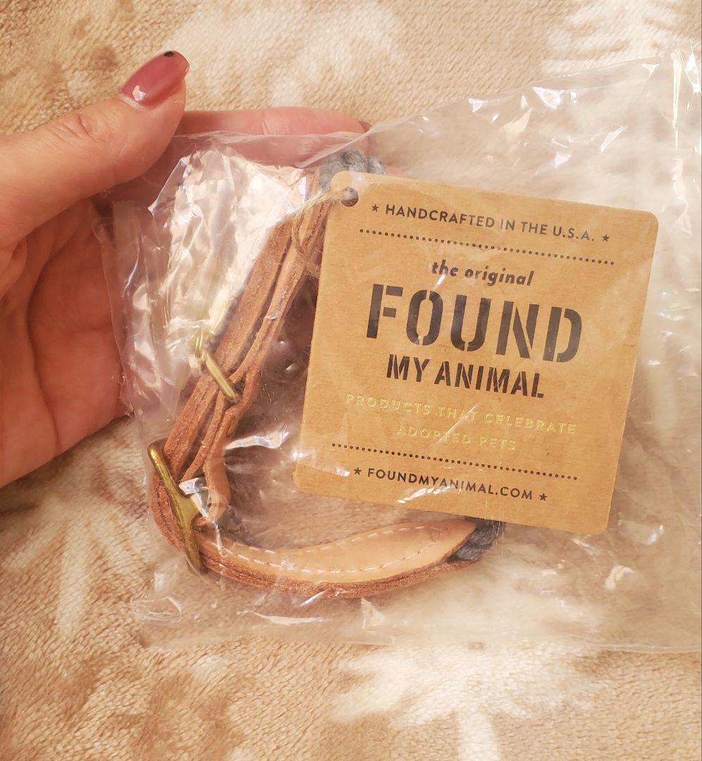 FOUND MY ANIMAL ペット用首輪 グレー XS