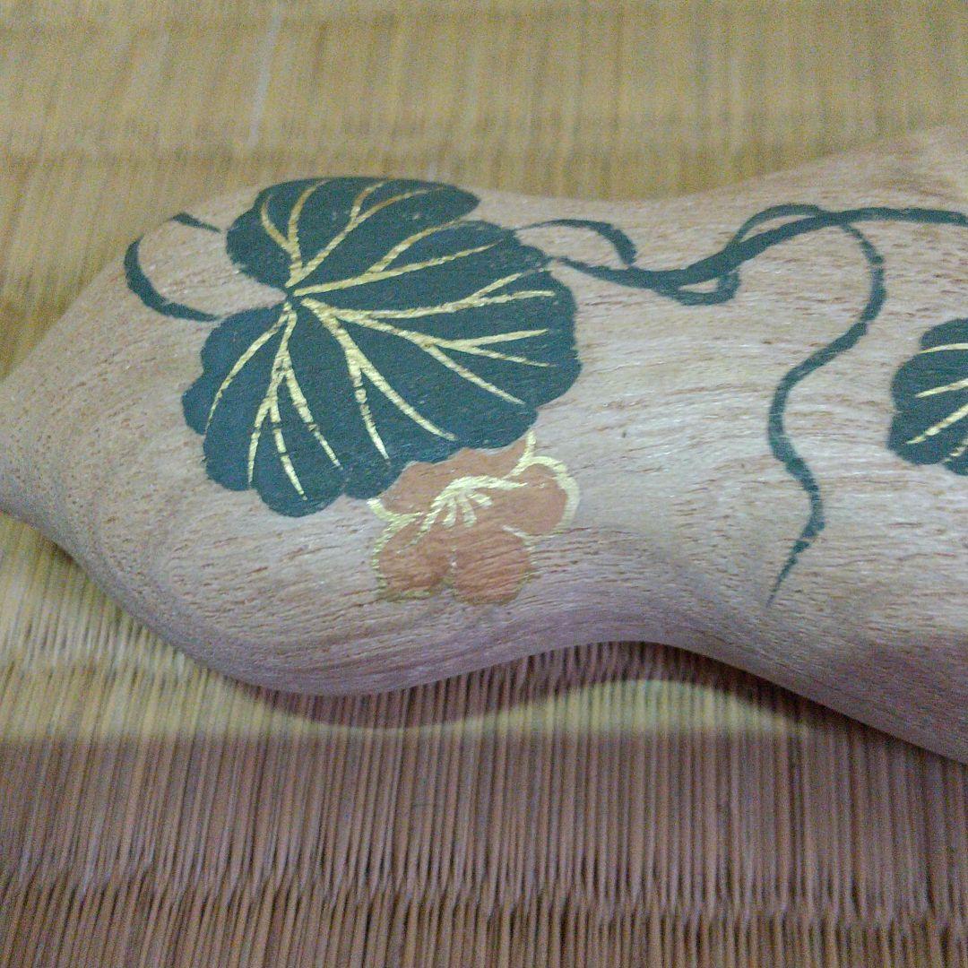 井口海仙花押　瓢香合