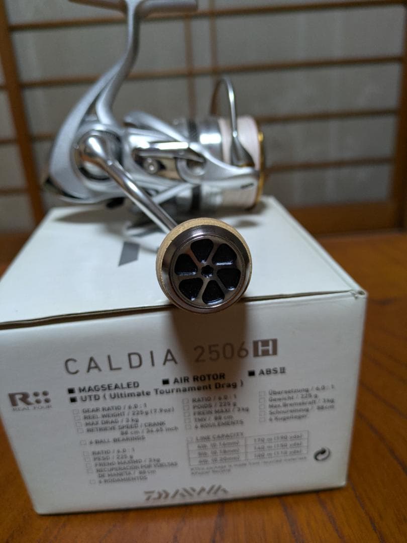 今週撤収　DAIWA CALDIA 2506H リール 元箱付き