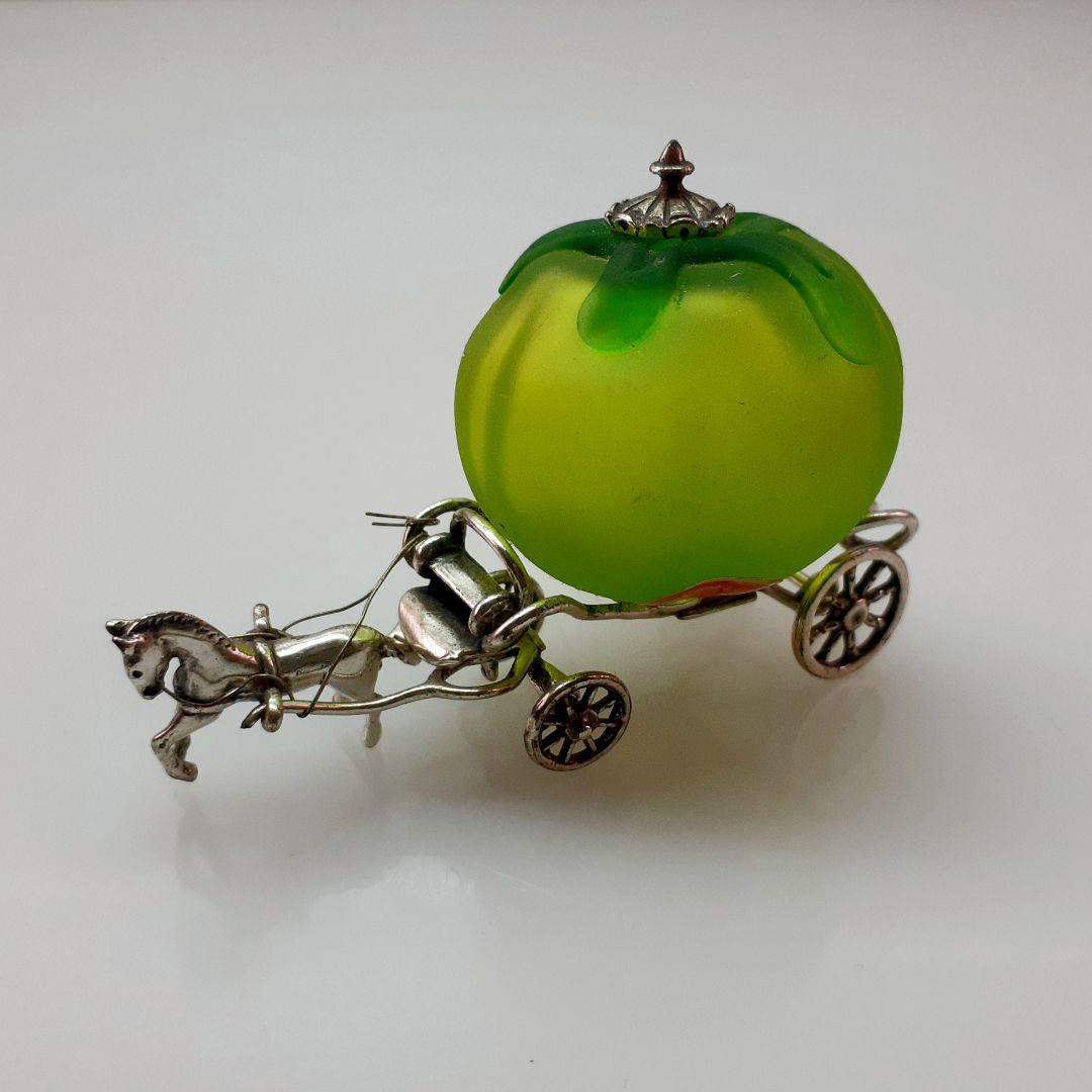 MURANO GLASS ★ムラノ SILVER 925 馬車 オブジェ