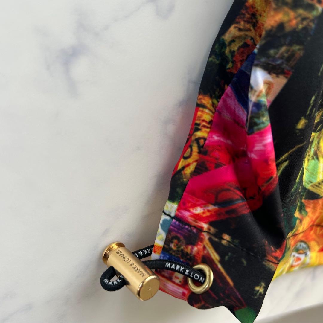 入手困難 希少XL相当 マークアンドロナ 2023年モデル 総柄 ブルゾン