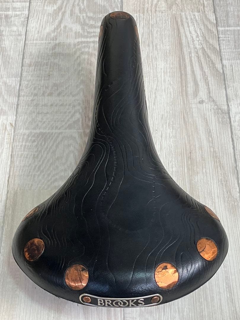 BROOKS ブルックス　限定　黒 レザーサドル 銅リベット付き　B84