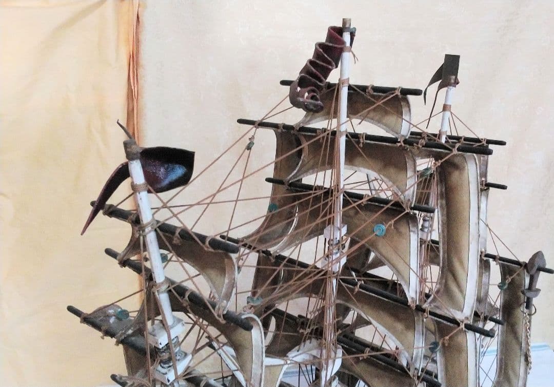 帆船模型【ヴィンテージのカティーサーク号】ハンドメイド・木製・スコットランド製