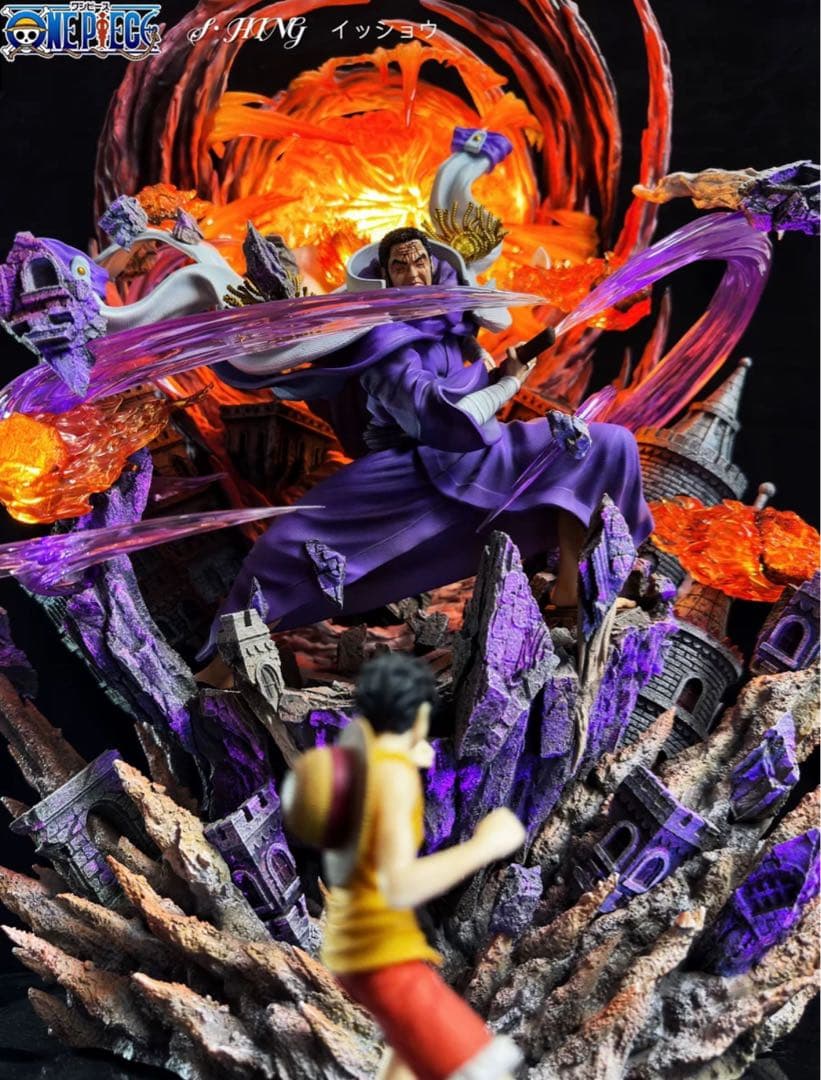 ワンピース　藤虎　ガレージキット　フィギュア　完成品