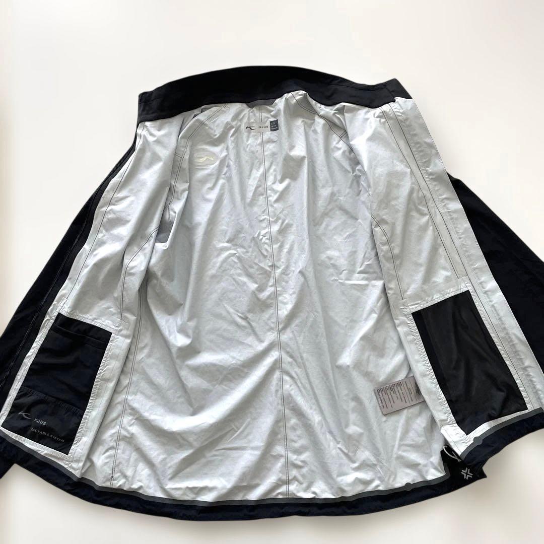 KJUSチュースレディース ゴルフ レインウェア　ブラック