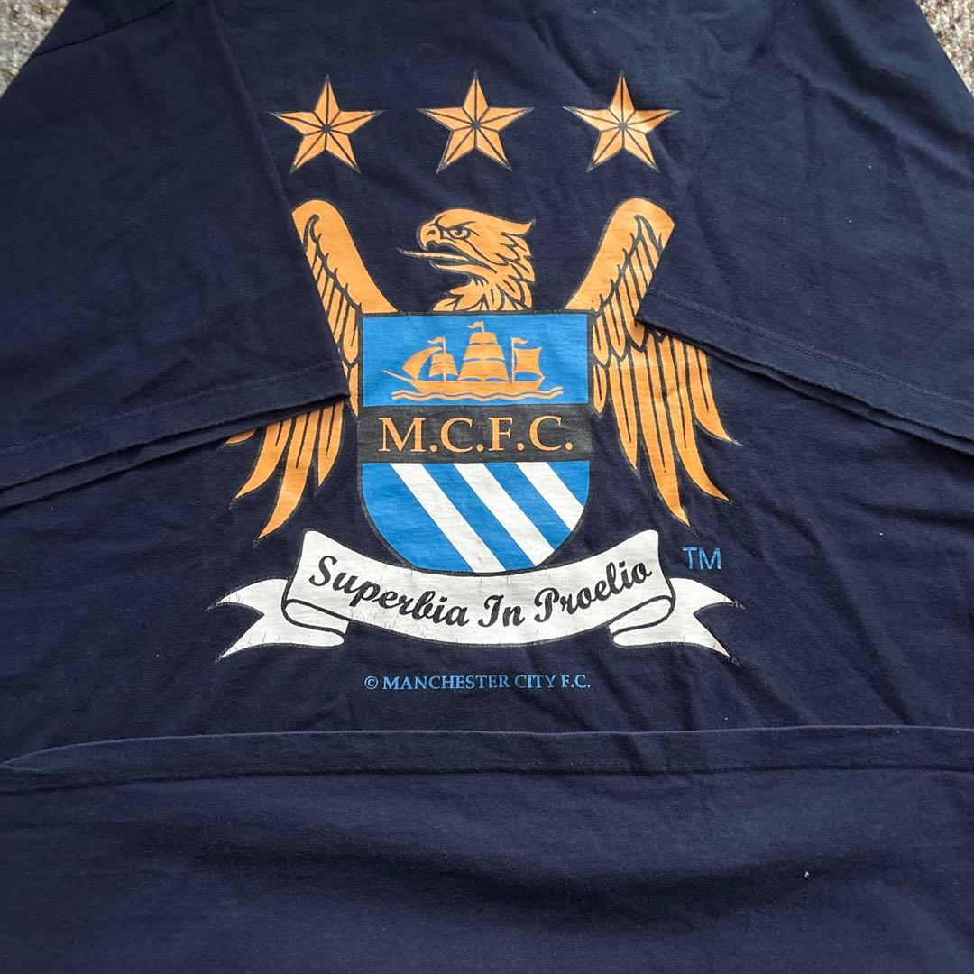 【激レア】90s〜00s　マンチェスターシティ　Tシャツ　サッカー　ユニフォーム