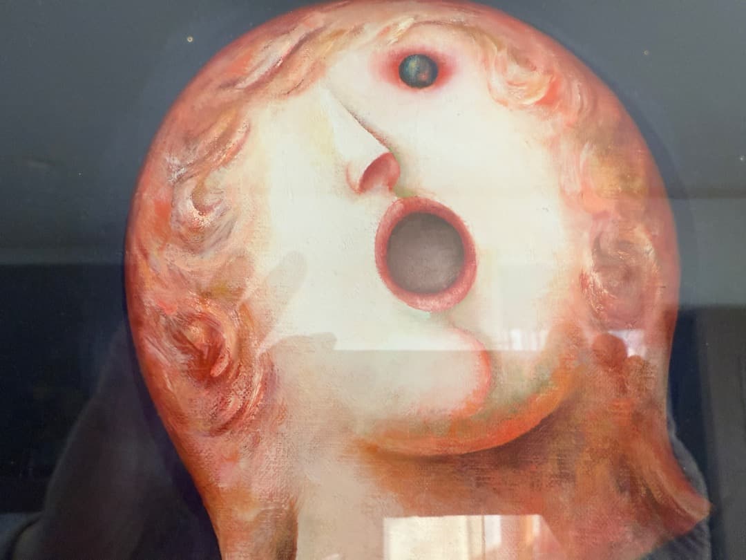 真作　前田舜敏 唄う 10F 黄袋、タトウ付き