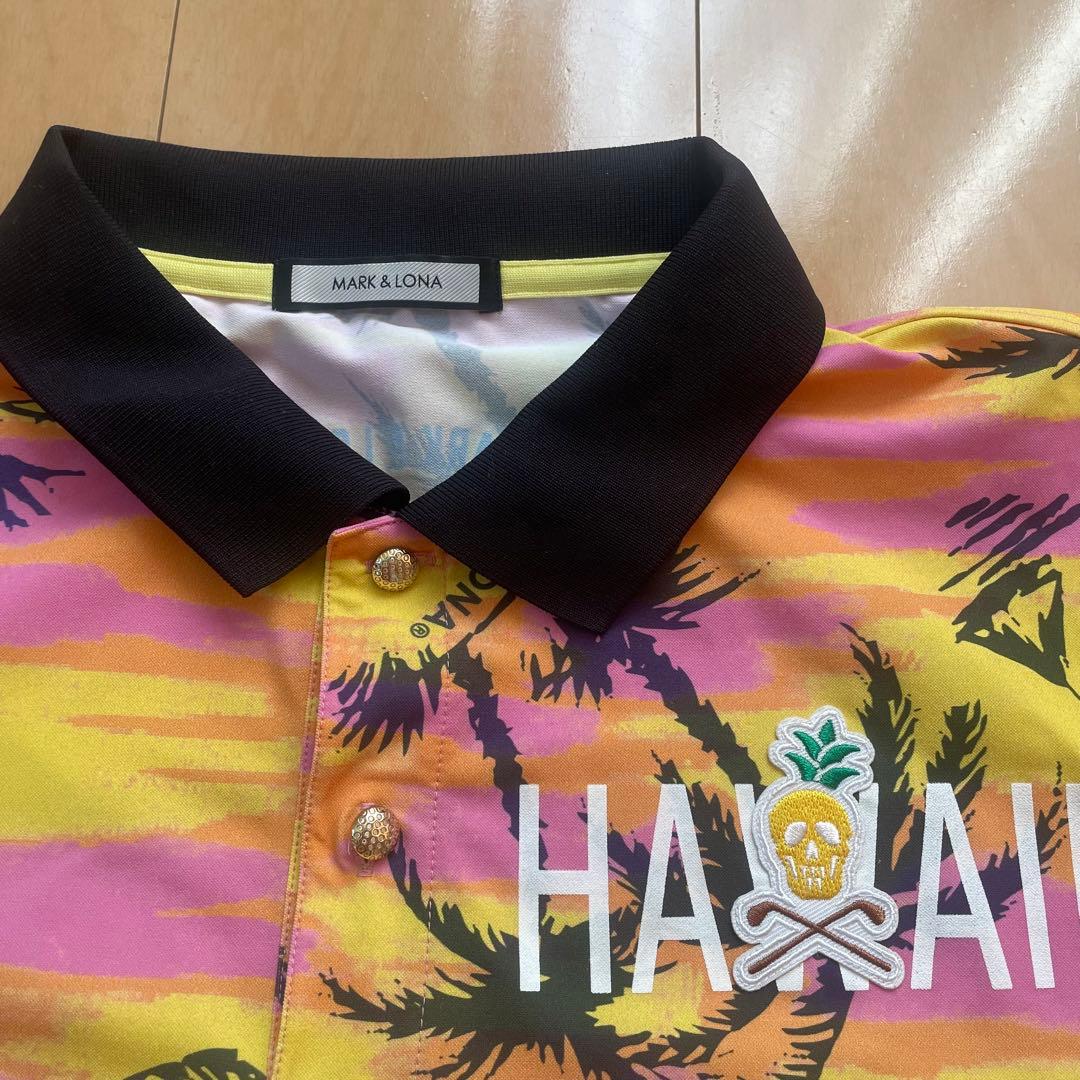 マークアンドロナ　ハワイ限定ポロシャツXL&ズボンL セットアップ