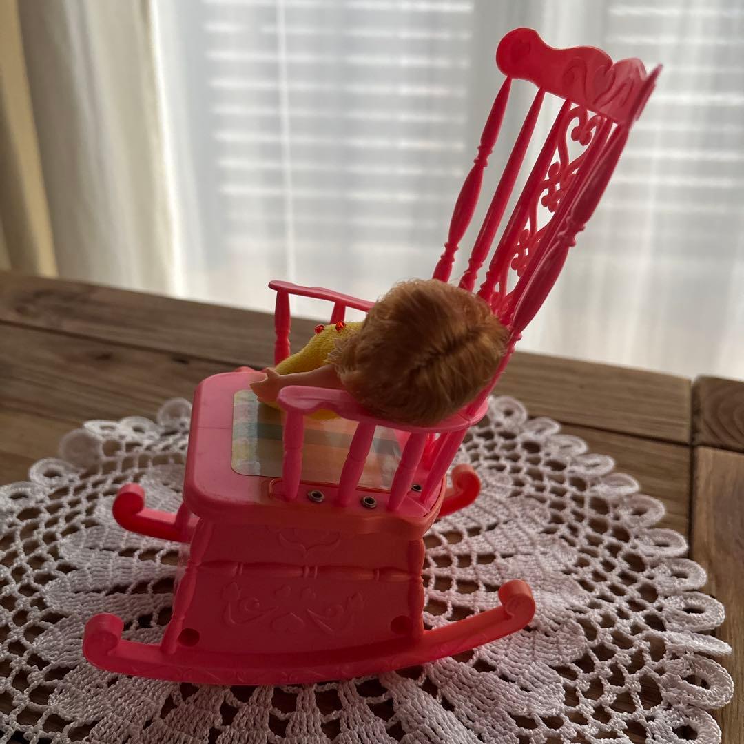 昭和レトロ⭐︎ユッコちゃん人形のメロディーチェア＆赤ちゃんセット⭐︎希少