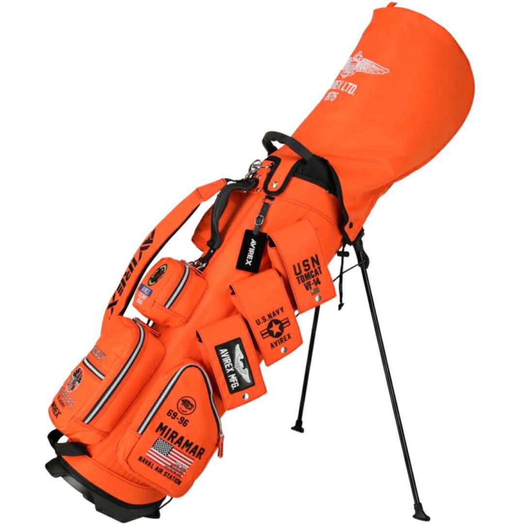 【新品】アビレックス ゴルフ AVG5S-AC27 キャディバッグ ネイビー