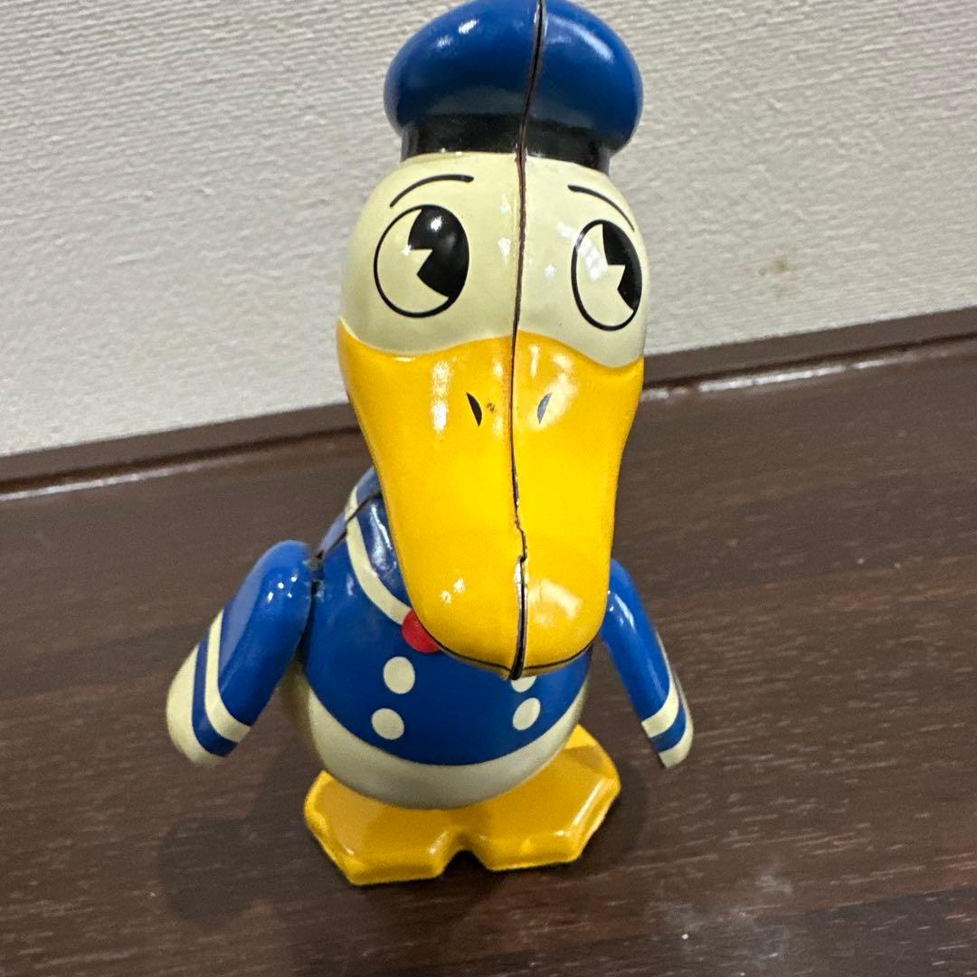 ディズニーヤングエポック社　レトロ　トーイ　コレクション　ドナルドブリキゼンマイ