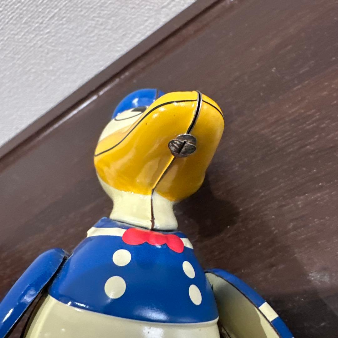 ディズニーヤングエポック社　レトロ　トーイ　コレクション　ドナルドブリキゼンマイ