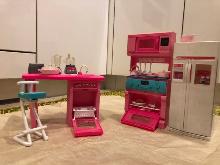 バービービンテージ☆ Barbie Mattel キッチンセット 1995年