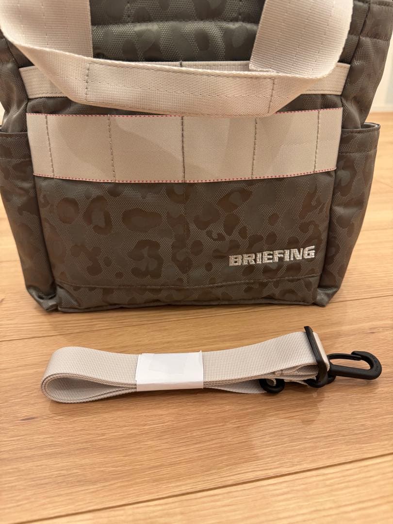 新品未使用BRIEFING 2WAY CART TOTE LEOPARD JQ