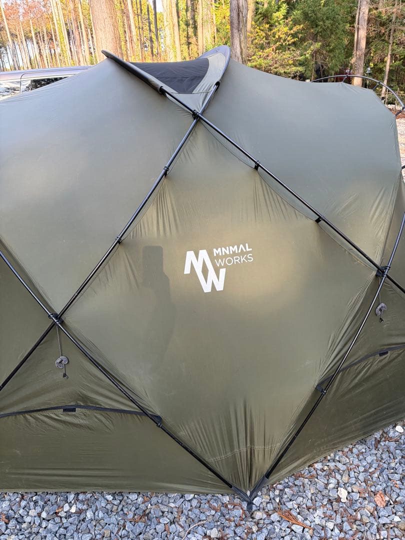 ミニマルワークス シェルターG／オリーブ／メッシュドア2枚 TPUドア1枚