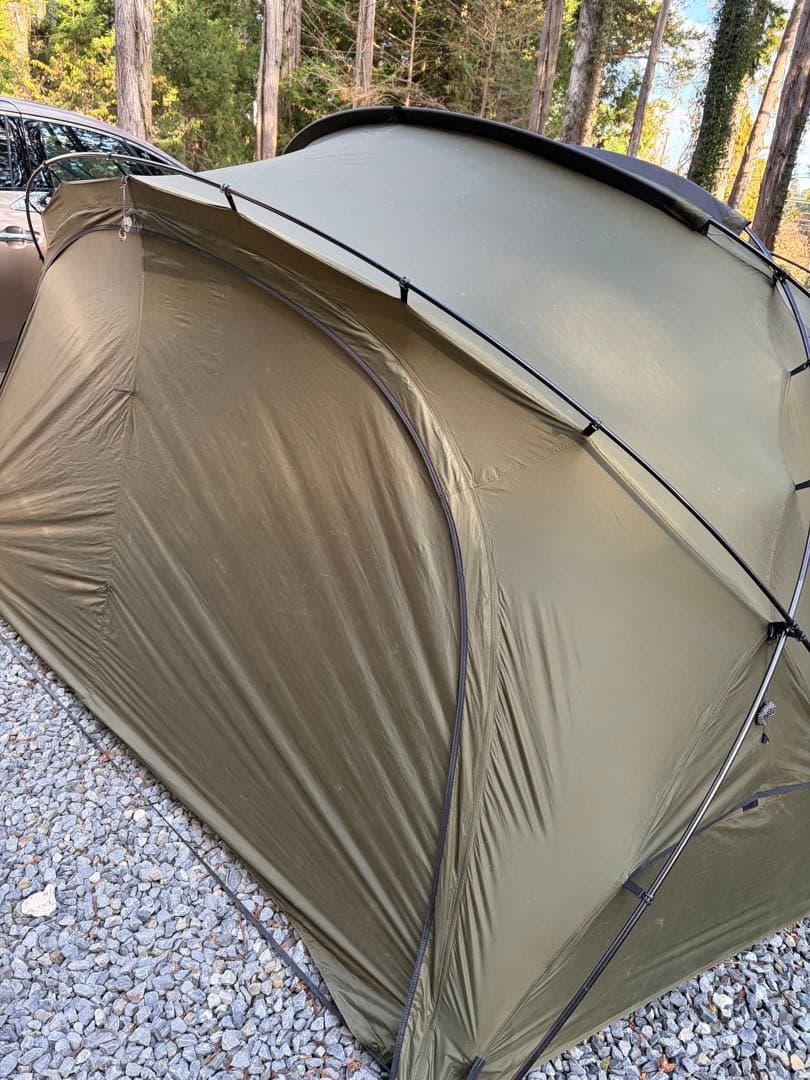 ミニマルワークス シェルターG／オリーブ／メッシュドア2枚 TPUドア1枚