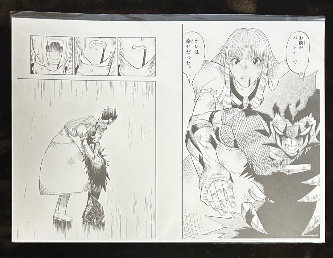 金色のガッシュ!!と雷句誠原画展 複製原稿 4枚