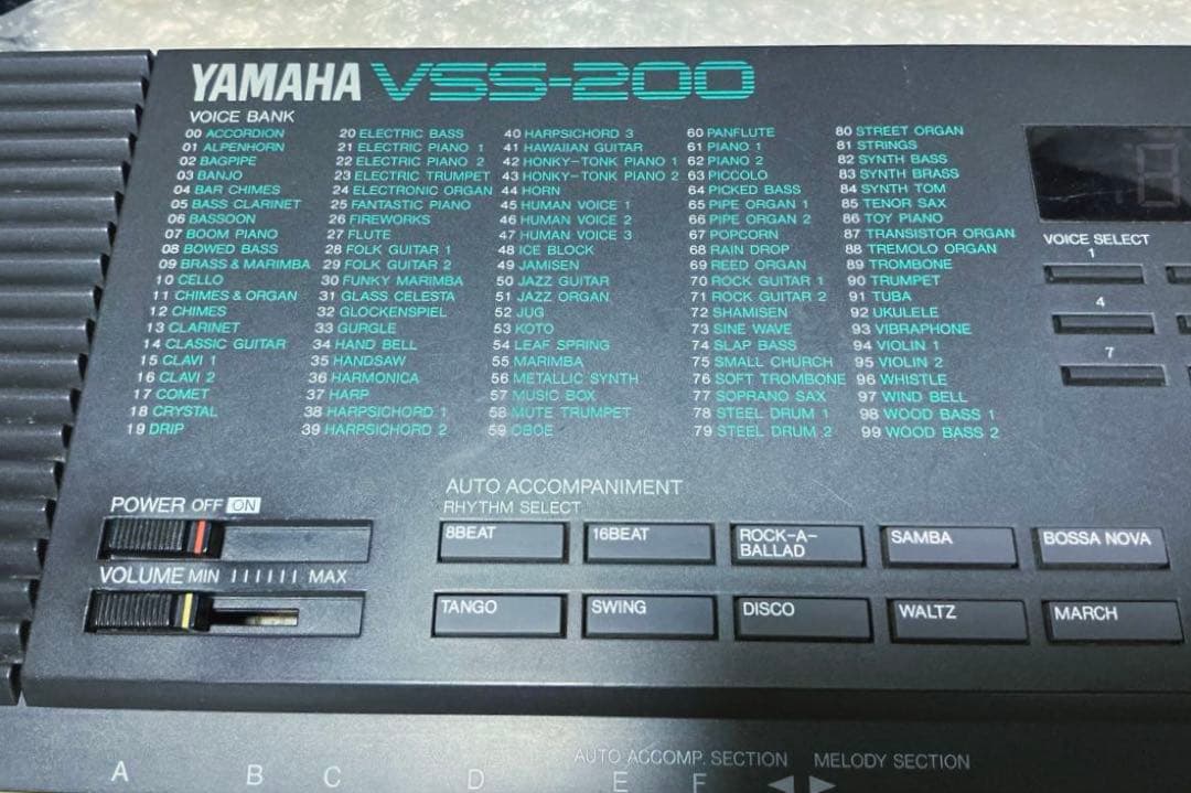 Yamaha VSS-200☆名機サンプリングシンセサイザー☆Sigur Ros