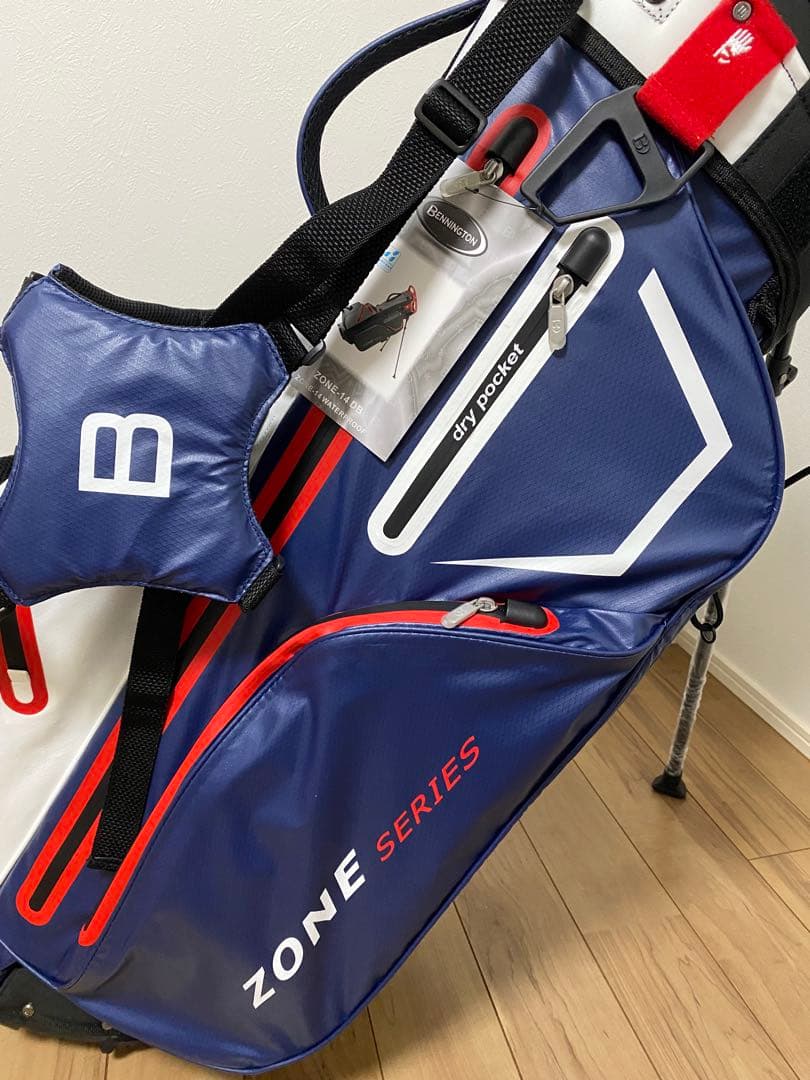 新品未使用BENNINGTON ベニントン軽量スタンドキャディバッグ の