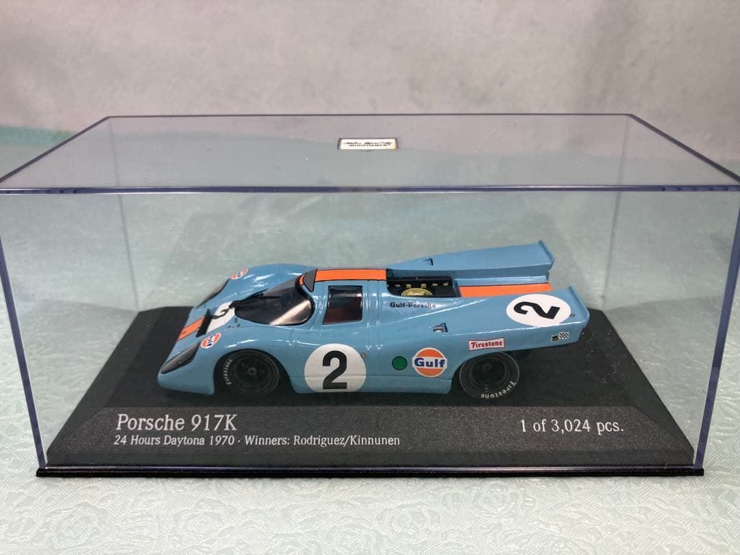 ミニチャンプス　Porsche 917K 1970年デイトナ優勝　ガルフカラー