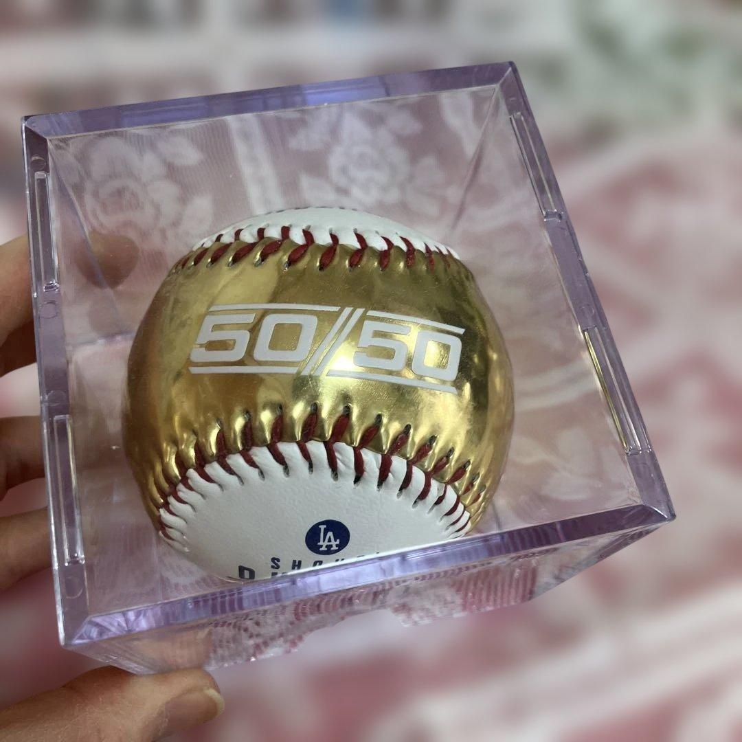 お値下げ　大谷翔平 50/50 記念ボール 背番号17