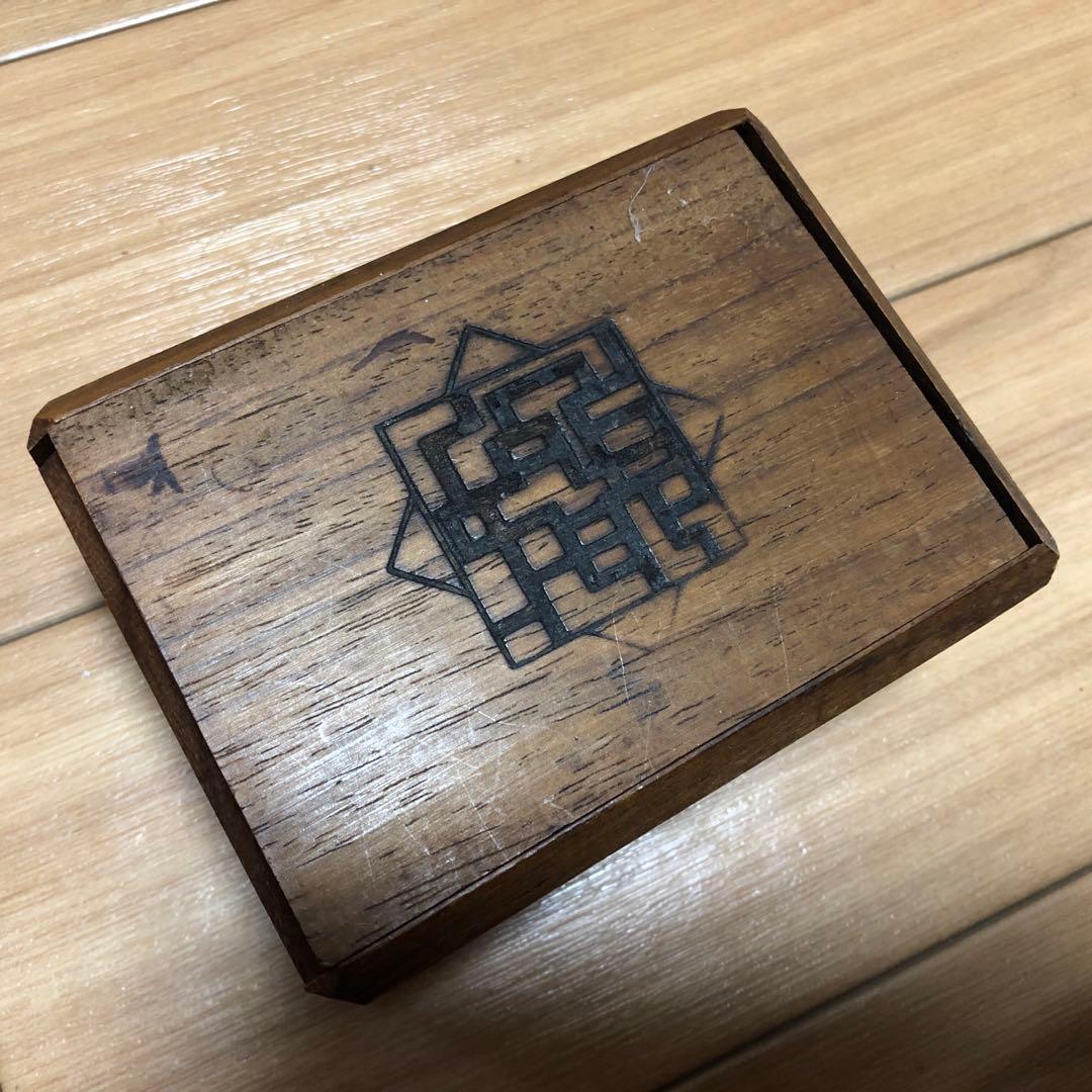 37年前　布袋寅泰　からくり箱　小物入れ　アクセサリーボックス　マルチボックス