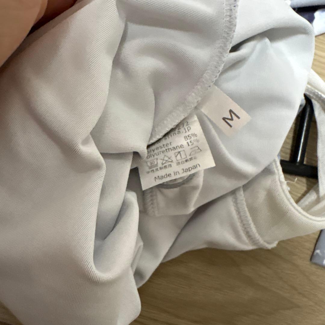 popup限定カラー、stina /M花柄 レオタード グレー