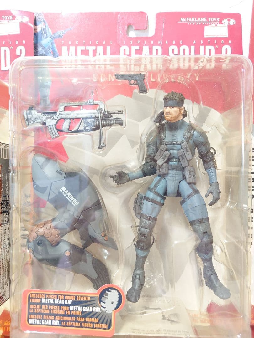 未開封　マクファーレン　メタルギアソリッド2　フィギュア　6種コンプリートセット