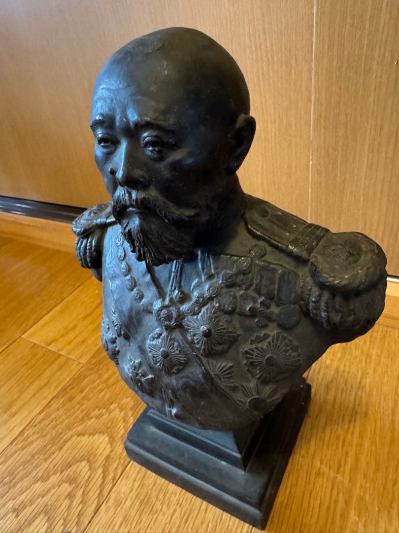 舶*来様 伊藤博文　ブロンズ　銅像　真鍮　オブジェ　インテリア　白井雨山　時代