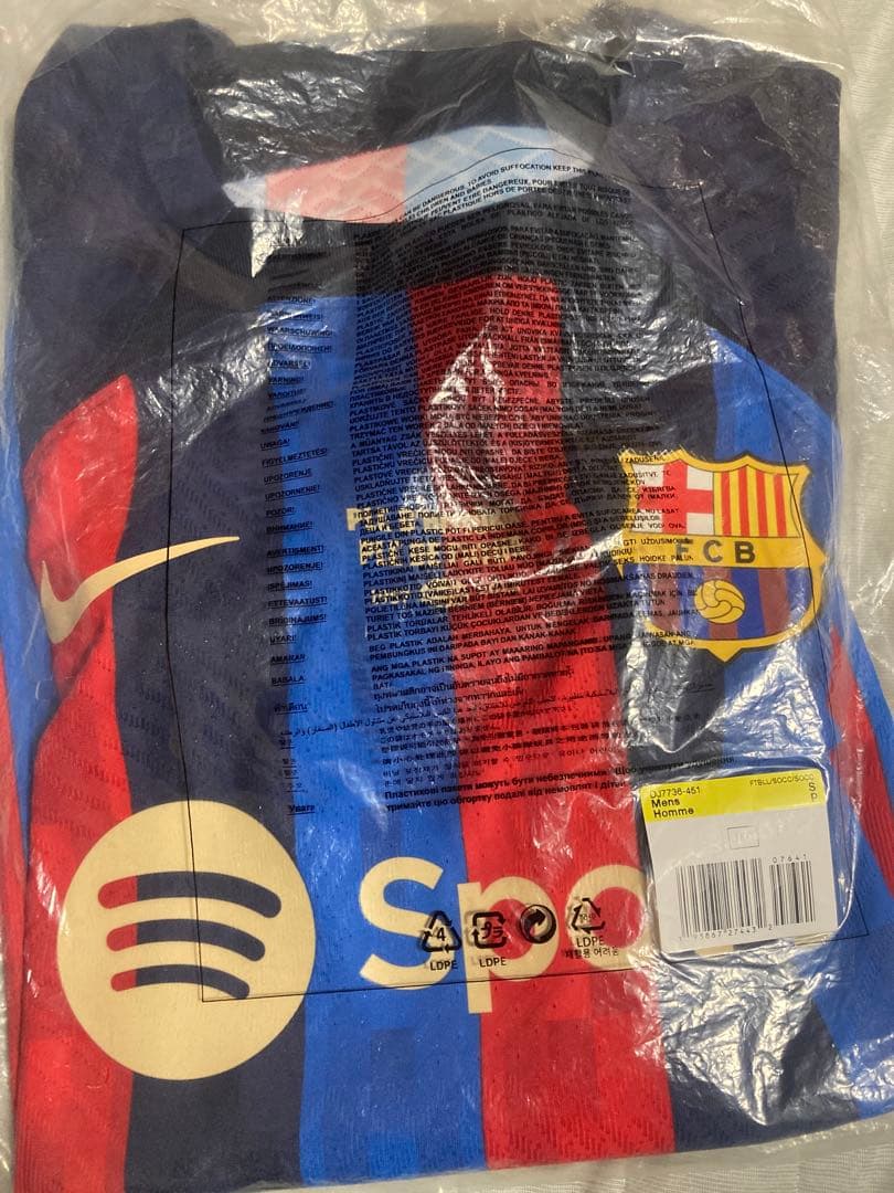 【正規品】レヴァンドフスキ　バルセロナ　22/23ホームオーセンティック