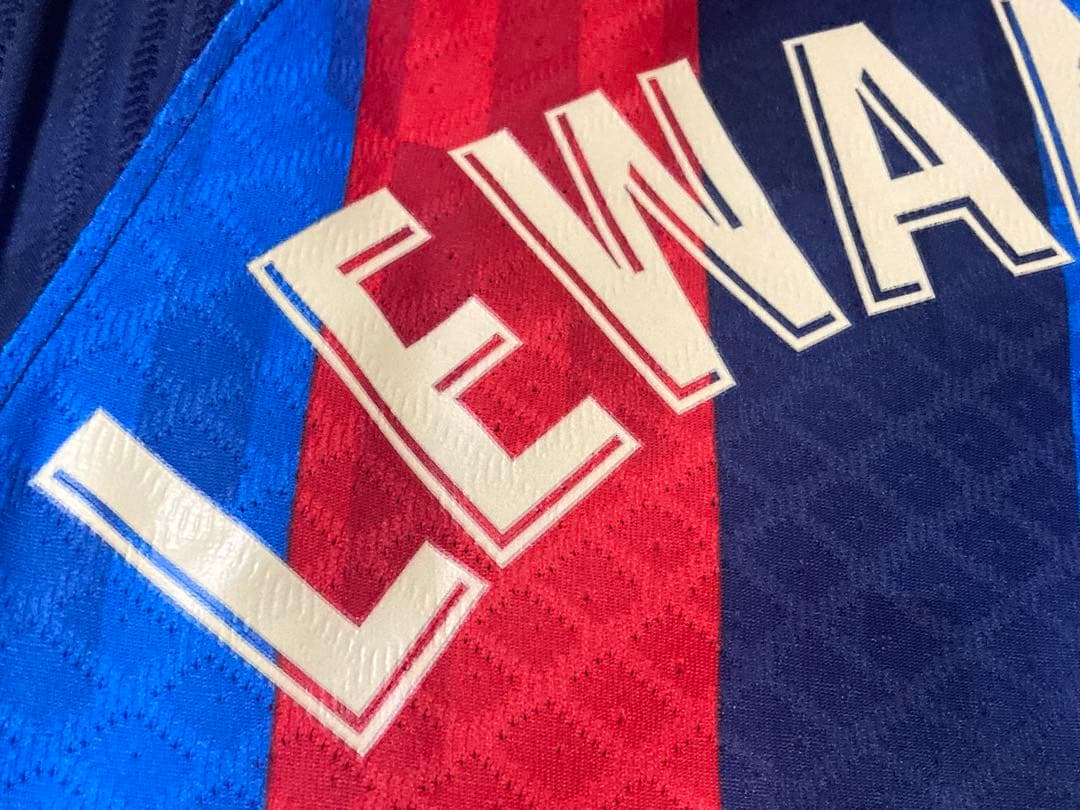 【正規品】レヴァンドフスキ　バルセロナ　22/23ホームオーセンティック