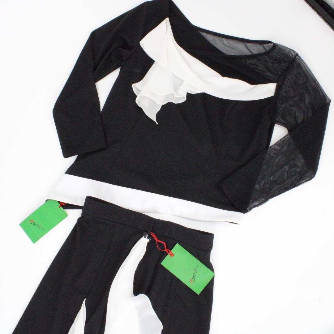 【美品 日本製 社交ダンス衣装】Pastime パスタイム ブラウス スカート