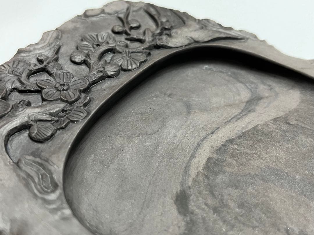 端渓硯　联庆　古硯　梅　骨董品　ヴィンテージ