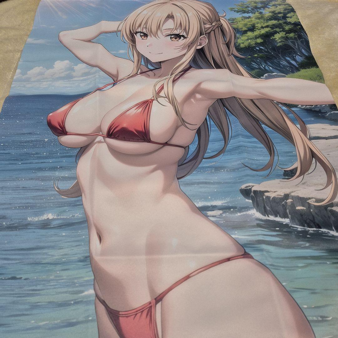 アスナビーチキャラクターB2タペストリー