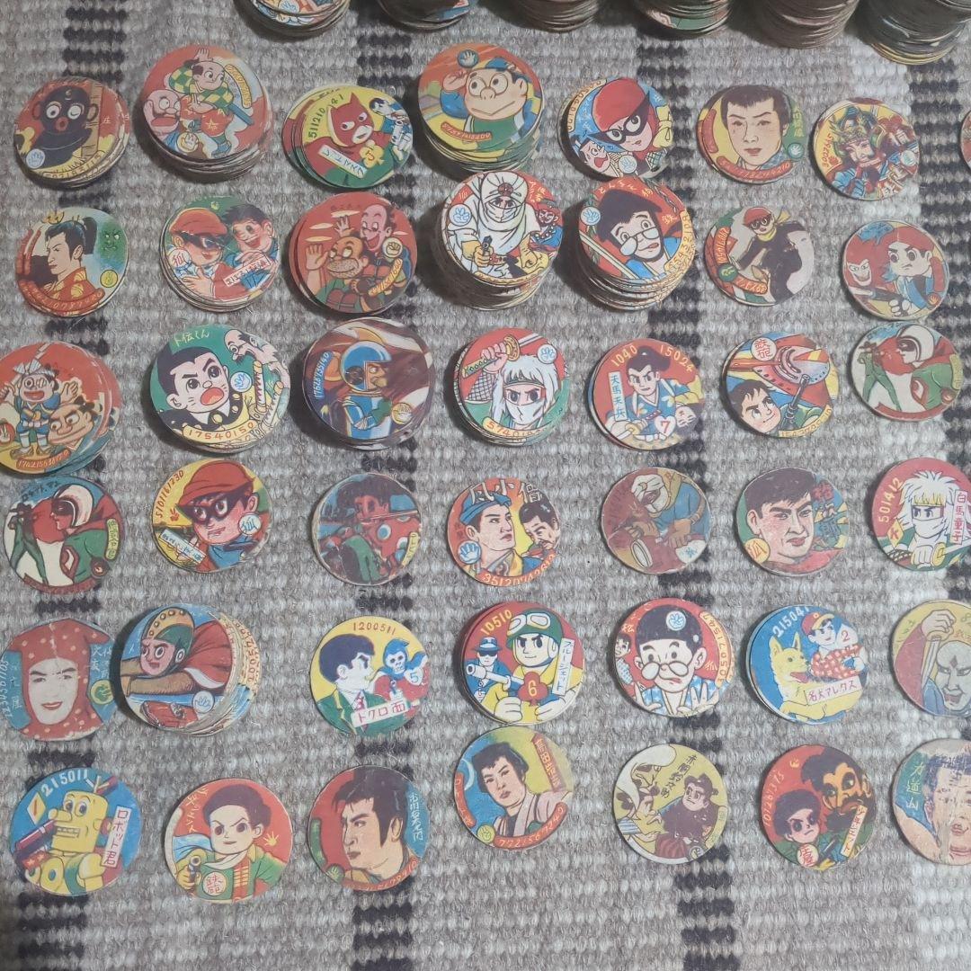 昭和レトロ 丸メンコセット アニメキャラクター多数 700枚以上