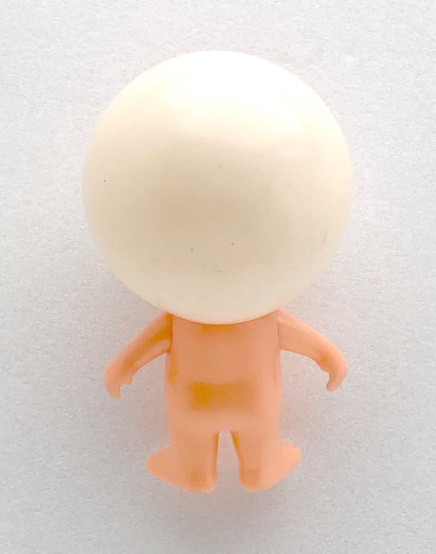 ソフビ人形★目玉おやじ★妖怪大事典つき ゲゲゲの鬼太郎（第３期）当時もの傷みあり