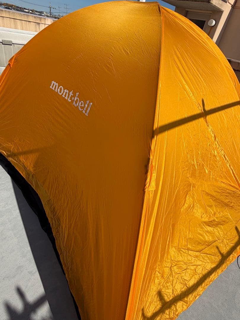 モンベル　ステラリッジ4スリーブ式 (テント、グランドシート、レインフライ)